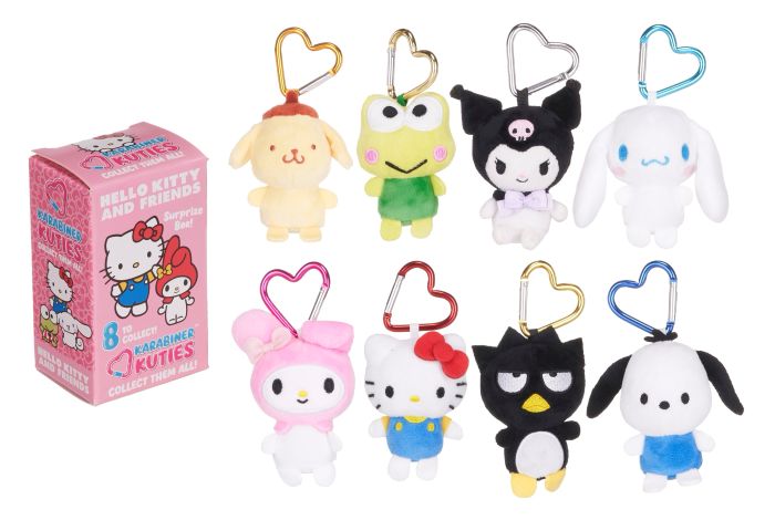 (Mis 0) HELLO KITTY In our Eyes Portachiavi Peluche 10cm c/bagclip 3ass…x180